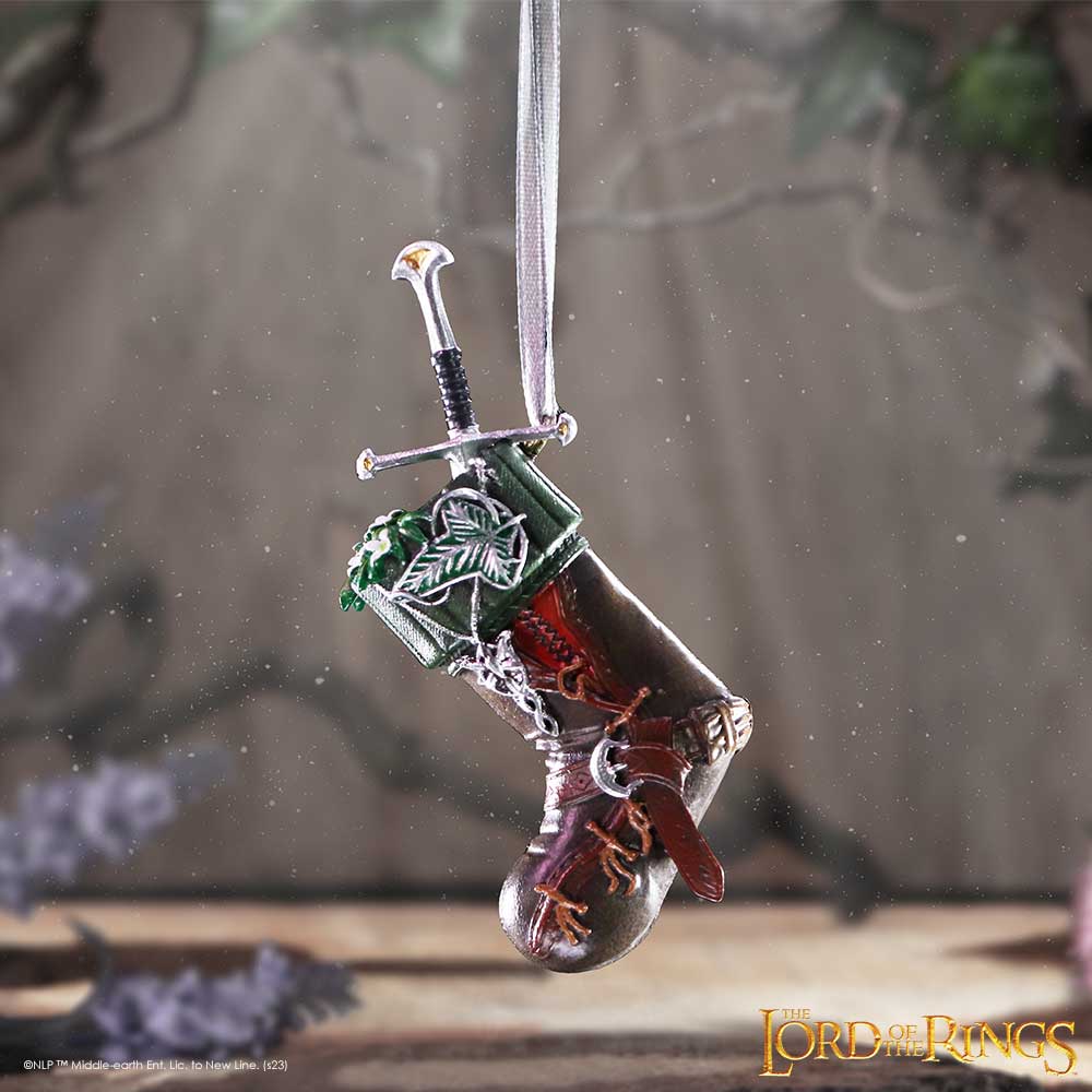 Lord of the Rings Aragorn Stocking Hanging Resin Ornament