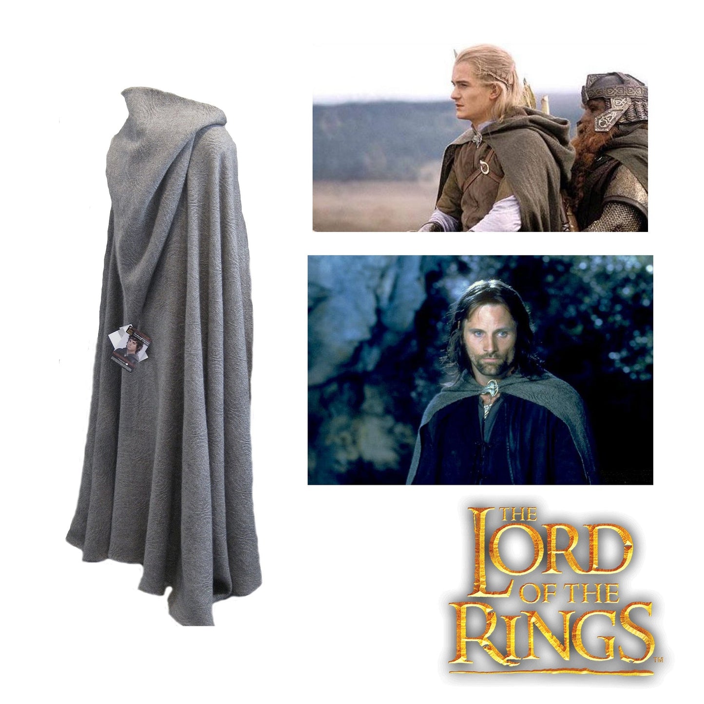 Lord of the Rings Fellowship Cloak Authentic Replica by Stansborough