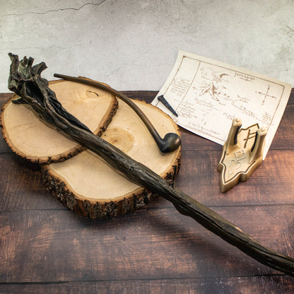 Lord of the Rings Gandalf the Grey Staff Prop Replica Fellowship Version