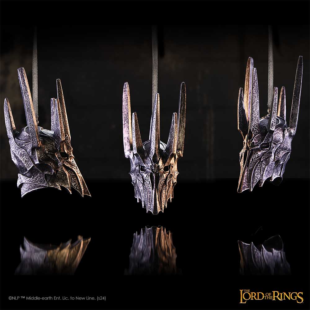 Lord of the Rings Helm of Sauron Hanging Christmas Ornament