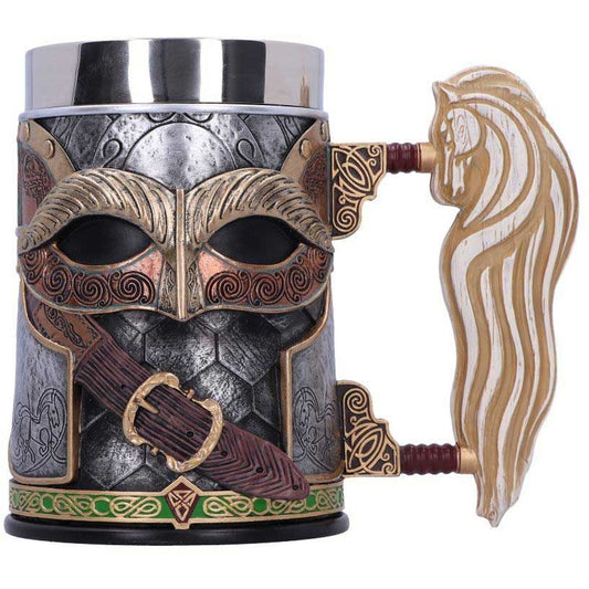 Lord of the Rings Rohan Sculpted Stainless Steel Tankard