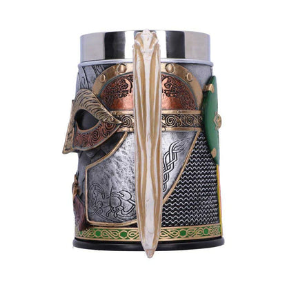 Lord of the Rings Rohan Sculpted Stainless Steel Tankard