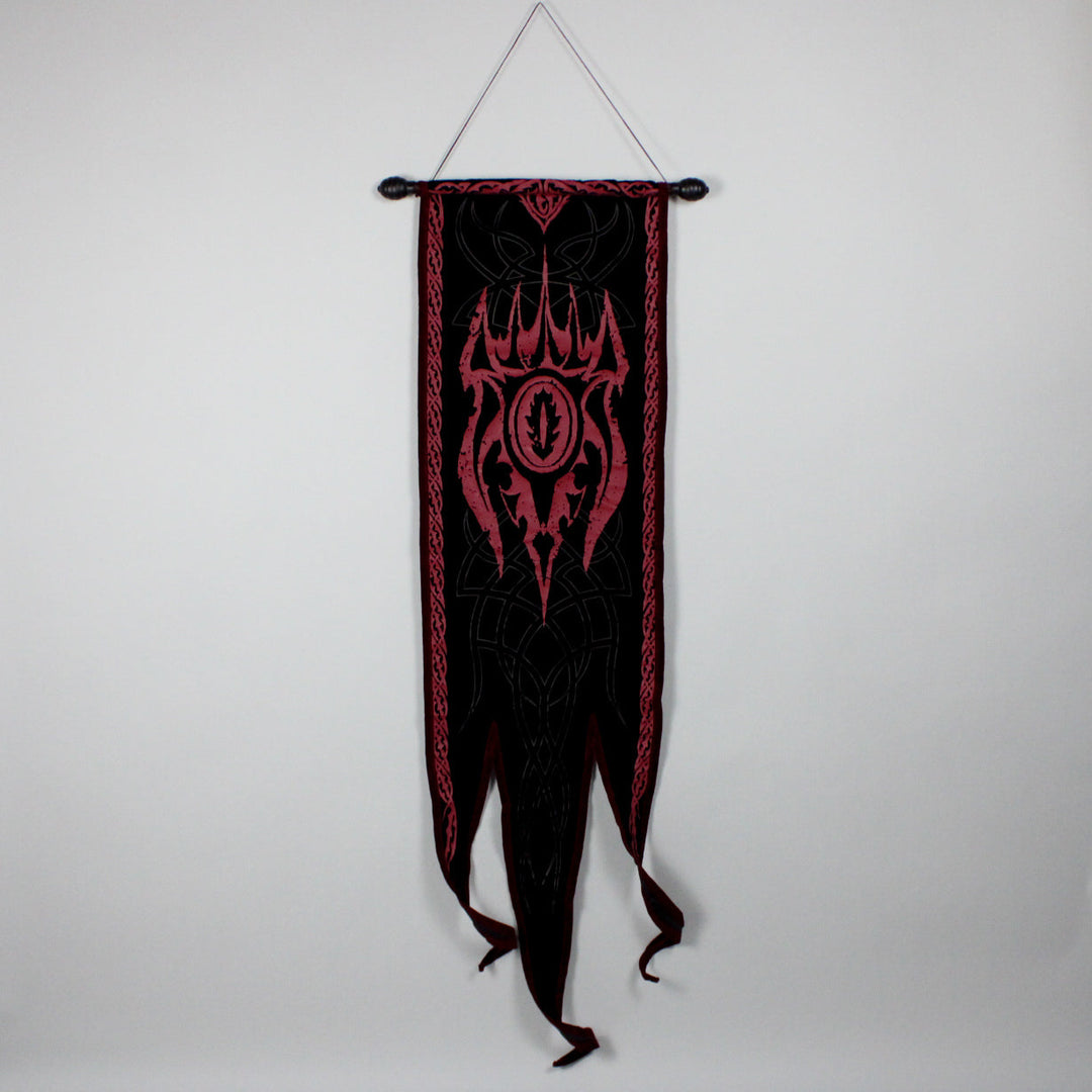 Lord of the Rings Sauron Mace and Banner Replica with One Ring