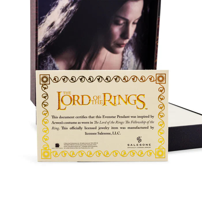 Lord of the Rings Elven Evenstar Necklace Replica