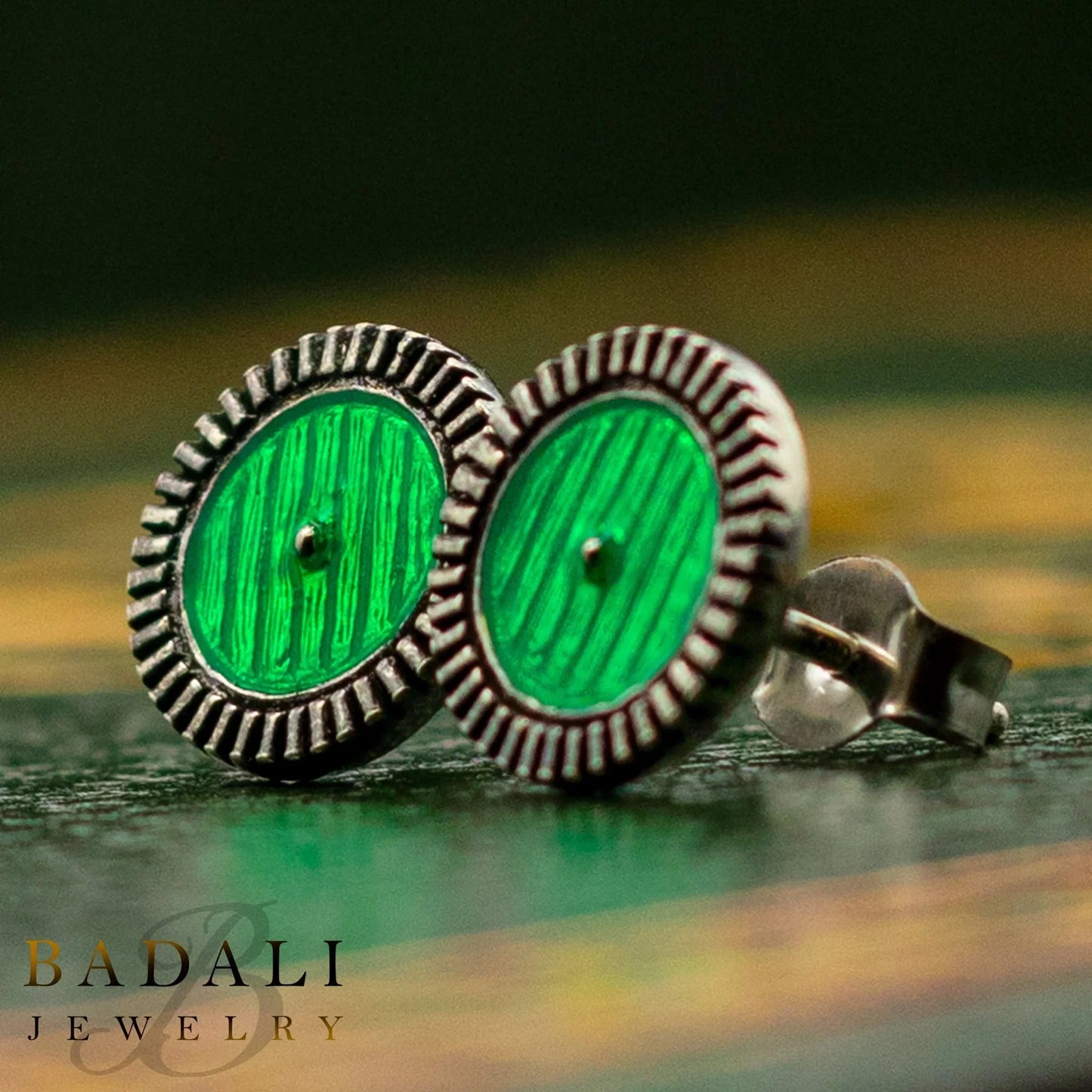 Lord of the Rings Bag End™ Door Sterling Silver Earrings