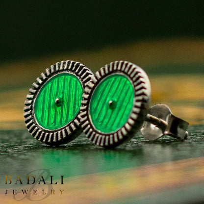 Lord of the Rings Bag End™ Door Sterling Silver Earrings