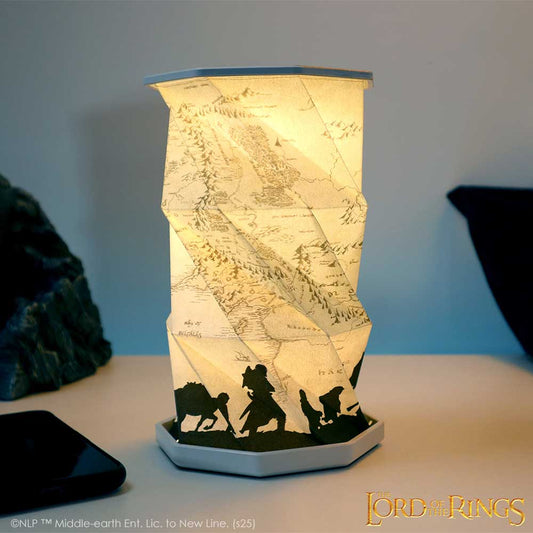 Lord of the Rings Map of Middle Earth Foldable Lamp