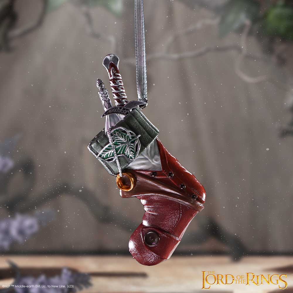 Lord of the Rings Frodo Baggins Stocking Hanging Resin Ornament
