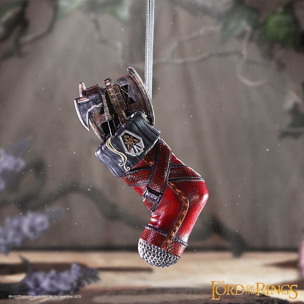 Lord of the Rings Gimli Stocking Hanging Resin Ornament
