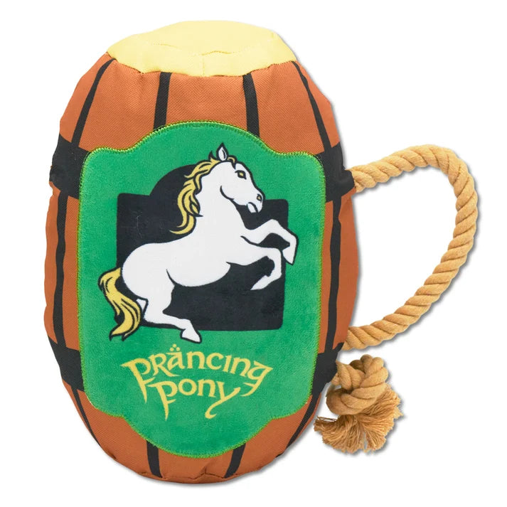 Lord of the Rings Prancing Pony Pint Mug Squeaker Large Dog Toy