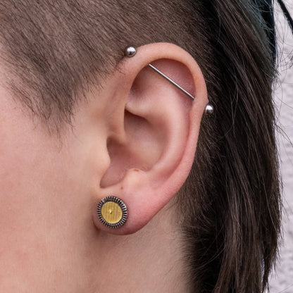 Lord of the Rings Samwise Gamgee Hobbit Door Sterling Silver Earrings