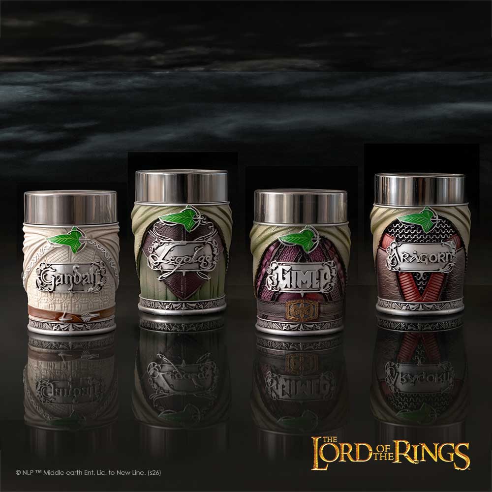 Lord of the Rings The Fellowship Mini Cup Shot Glass Set