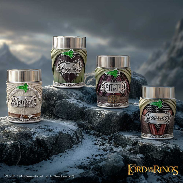 Lord of the Rings The Fellowship Mini Cup Shot Glass Set
