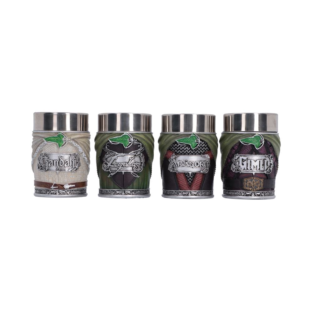 Lord of the Rings The Fellowship Mini Cup Shot Glass Set