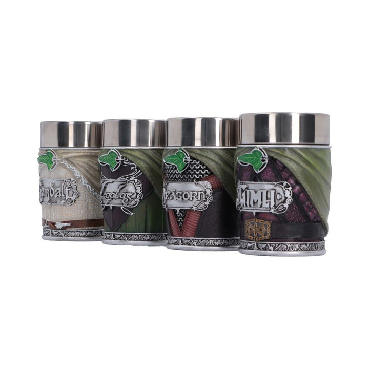 Lord of the Rings The Fellowship Mini Cup Shot Glass Set