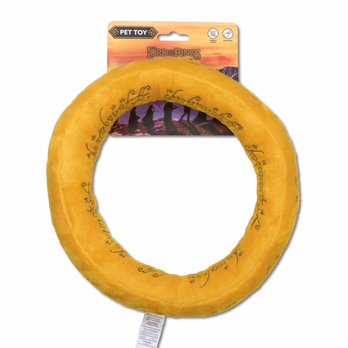 Lord of the Rings The One Ring Squeaker Plush Dog Toy