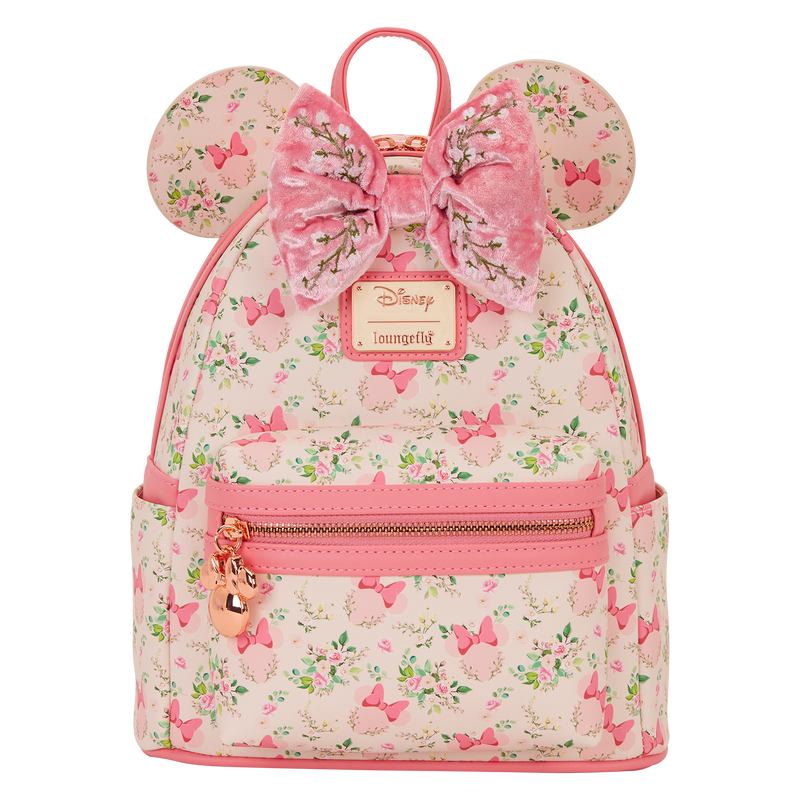 Loungefly Disney Minnie Mouse Floral All-Over Print Mini Backpack