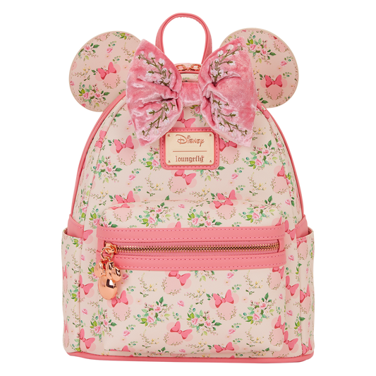 Loungefly Disney Minnie Mouse Floral All-Over Print Mini Backpack