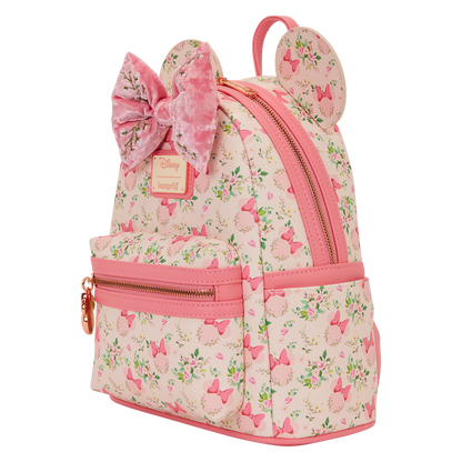 Loungefly Disney Minnie Mouse Floral All-Over Print Mini Backpack