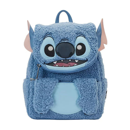 Loungefly Disney Stitch Plush Pocket Mini Backpack