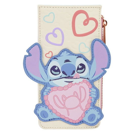 Loungefly Disney Stitch & Angel Be Mine Large Card Holder