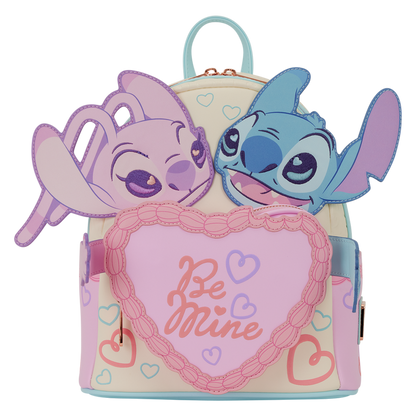 Loungefly Disney Stitch & Angel Be Mine Mini Backpack