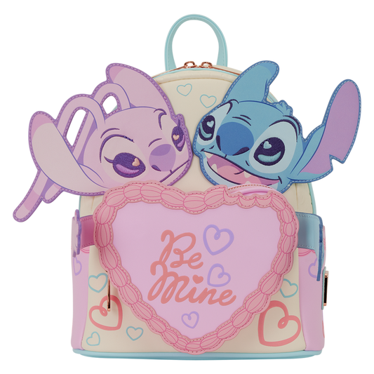 Loungefly Disney Stitch & Angel Be Mine Mini Backpack