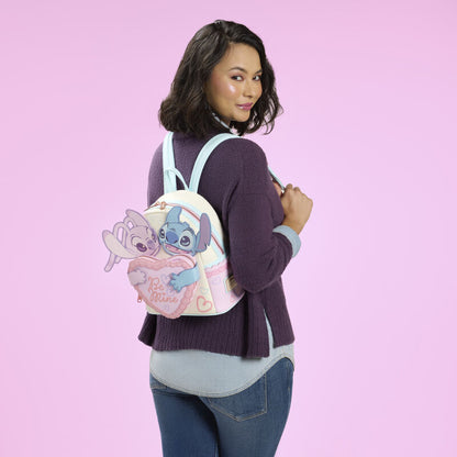 Loungefly Disney Stitch & Angel Be Mine Mini Backpack