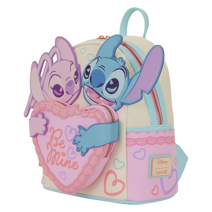 Loungefly Disney Stitch & Angel Be Mine Mini Backpack