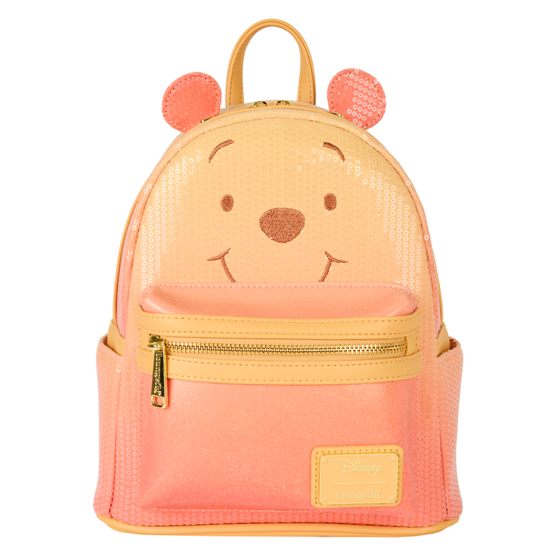 Loungefly Disney Winnie the Pooh Cosplay Sequin & Glitter Mini Backpack
