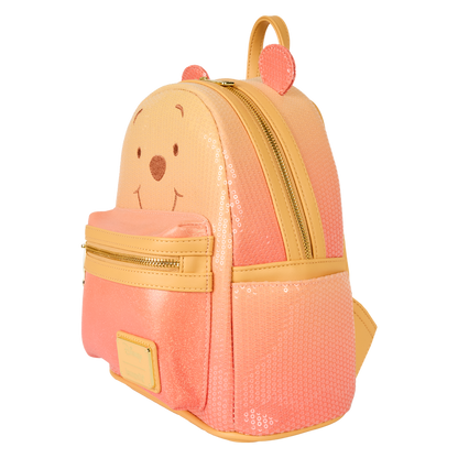 Loungefly Disney Winnie the Pooh Cosplay Sequin & Glitter Mini Backpack
