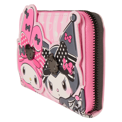 Loungefly Sanrio My Melody & Kuromi Zip Around Wallet