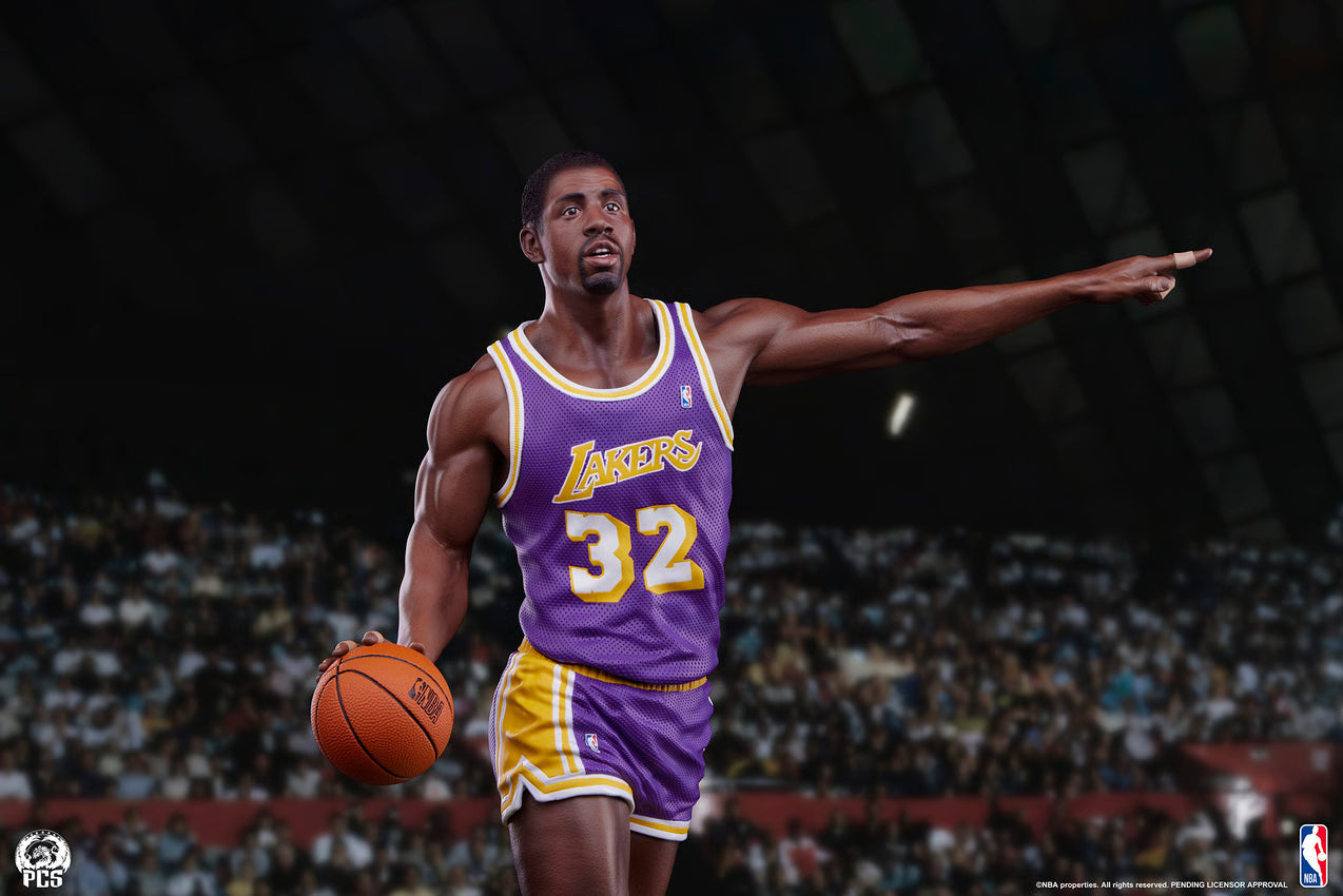 Magic Johnson NBA Los Angeles Lakers Quarter Scale Statue by PCS