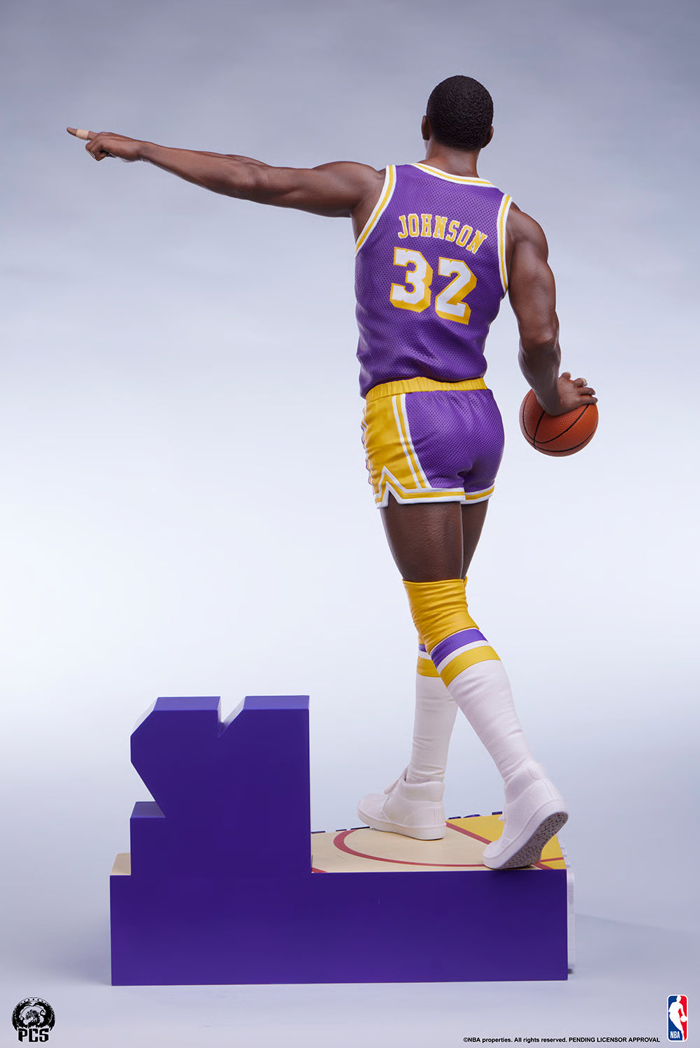 Magic Johnson NBA Los Angeles Lakers Quarter Scale Statue by PCS