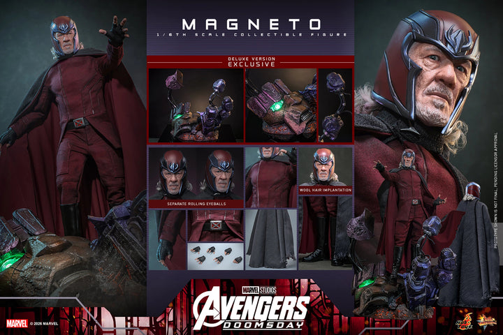 *Pre-Order* Magneto - Deluxe Version (Avengers: Doomsday) Sixth Scale Figure by Hot Toys