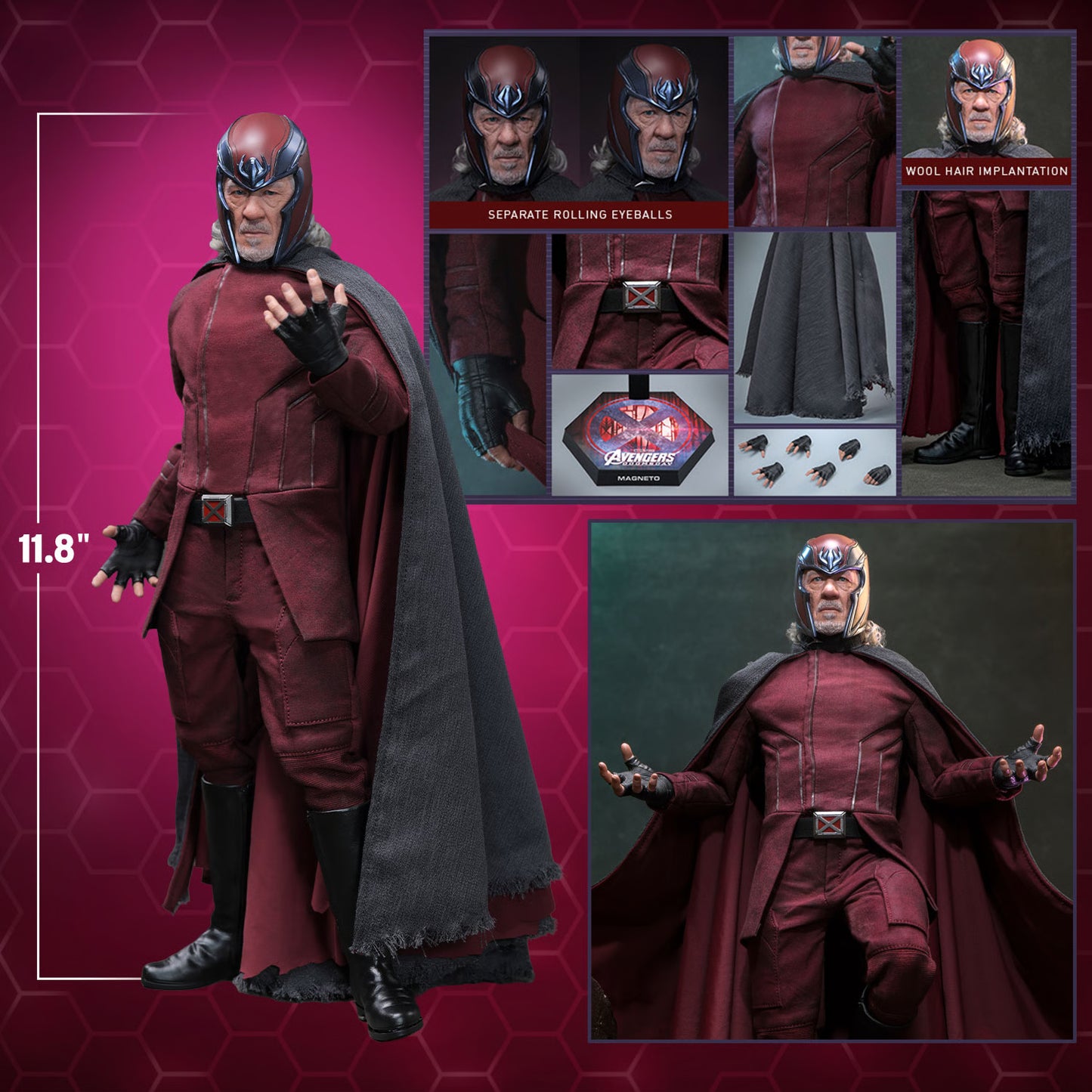 *Pre-Order* Magneto (Avengers: Doomsday) Sixth Scale Figure by Hot Toys