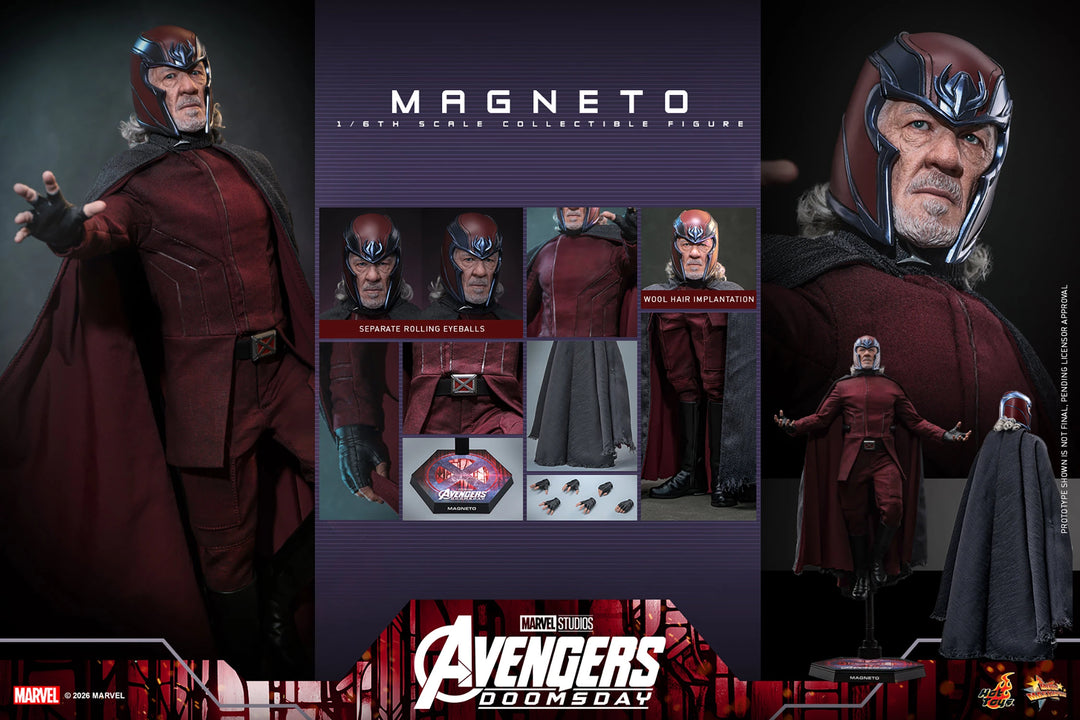 *Pre-Order* Magneto (Avengers: Doomsday) Sixth Scale Figure by Hot Toys