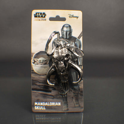 Mandalorian Mythosaur Skull (Star Wars) Large Pewter Keychain