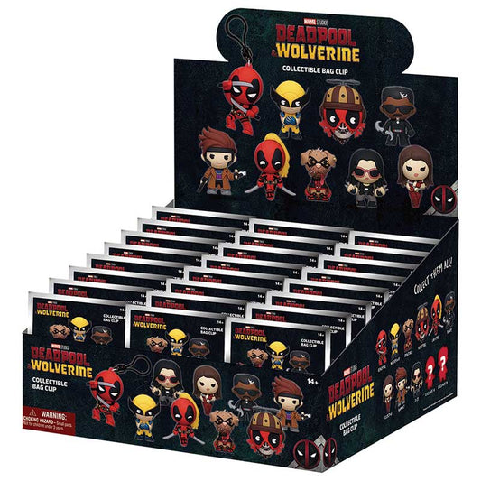 Marvel Deadpool & Wolverine 3D Foam Bag Clip Blind Bag Series 1