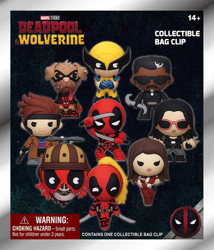 Marvel Deadpool & Wolverine 3D Foam Bag Clip Blind Bag Series 1