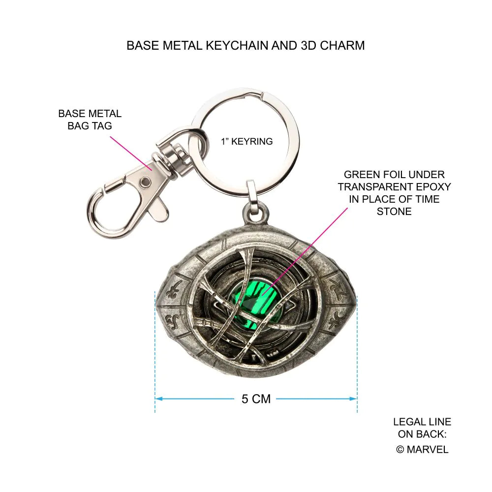 Doctor Strange Eye of Agamotto 3D Marvel Comics Keychain