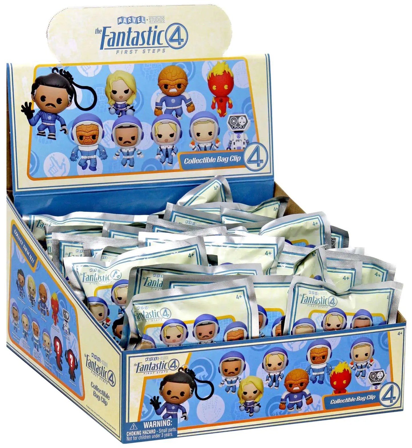 Marvel Fantastic Four 3D Figural Foam Bag Clip Blind Bag Series 1