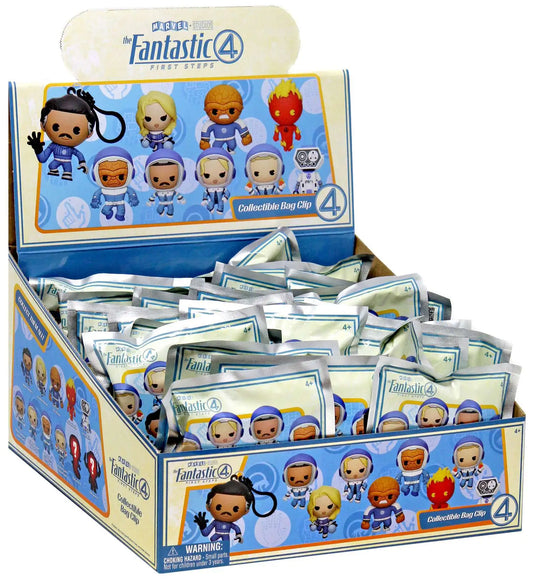 Marvel Fantastic Four 3D Figural Foam Bag Clip Blind Bag Series 1