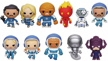 Marvel Fantastic Four 3D Figural Foam Bag Clip Blind Bag Series 1