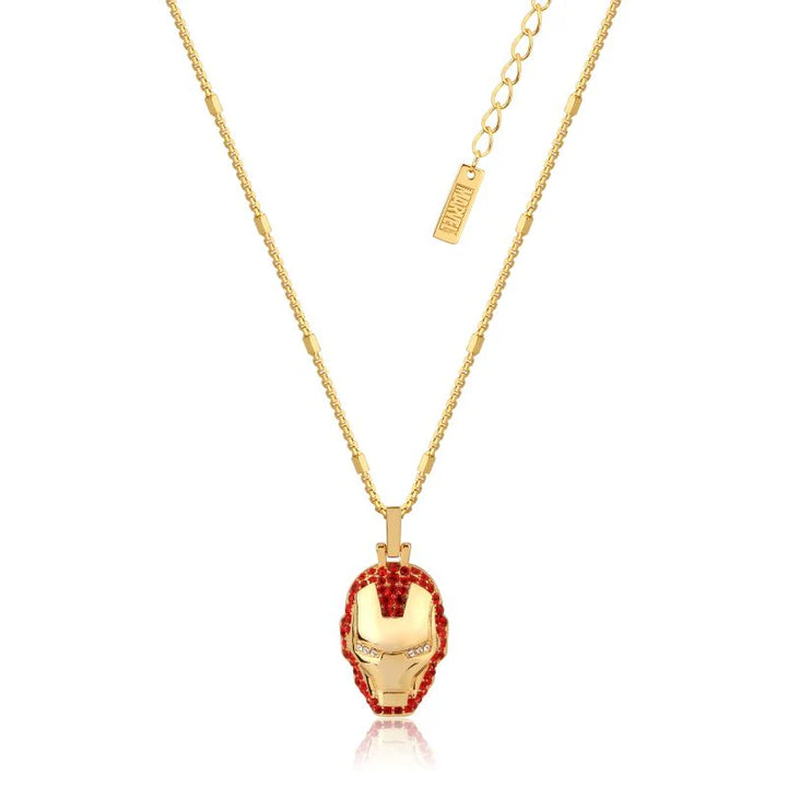 Iron Man Marvel Avengers Crystal Necklace