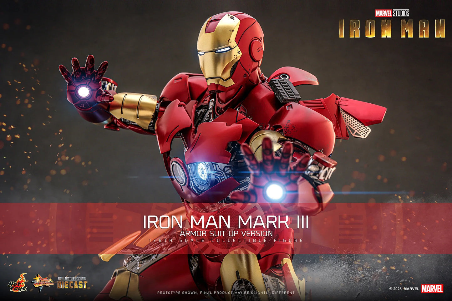 *Pre-Order* Marvel Iron Man Mark III (Armor Suit Up Version) Sixth Scale Figure by Hot Toys