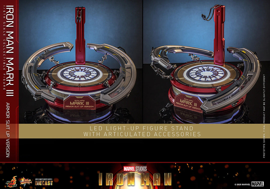 Marvel Iron Man Mark III (Armor Suit Up Version) Sixth Scale Figure by Hot Toys
