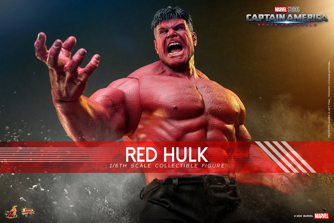 Red Hulk Marvel Sixth Scale Figure by Hot Toys