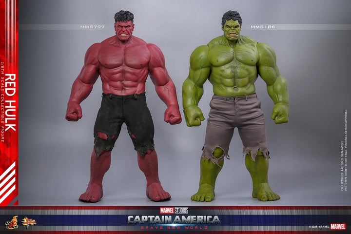 Red Hulk Marvel Sixth Scale Figure by Hot Toys