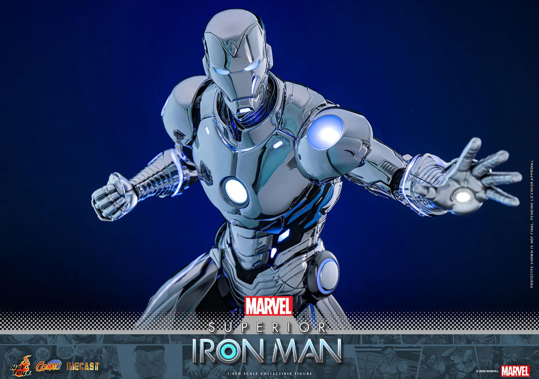 *Pre-Order* Marvel Superior Iron Man Sixth Scale Figure by Hot Toys